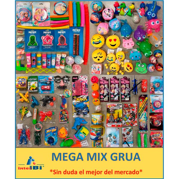 grua juguetes mega mix grua toys